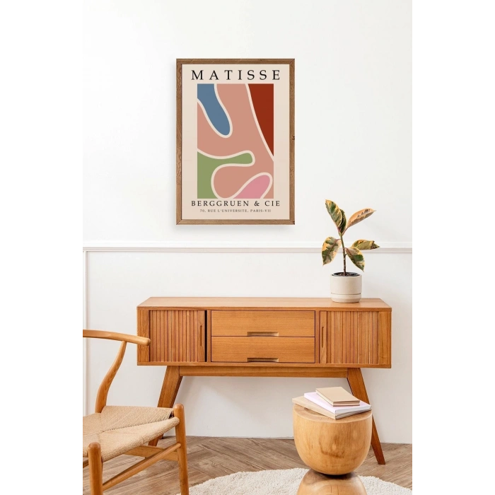 Modern Ahşap Çerçeveli Tablo 17 x 23