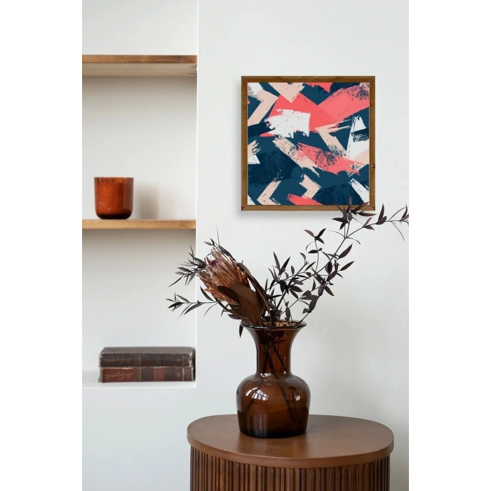 Modern Ahşap Çerçeveli Tablo 23 x 23