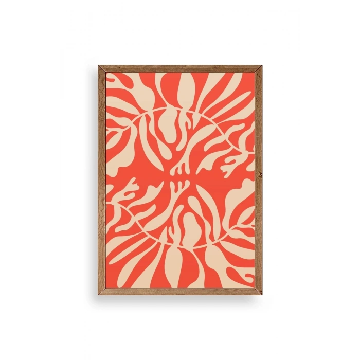 Modern Ahşap Çerçeveli Tablo 23 x 30