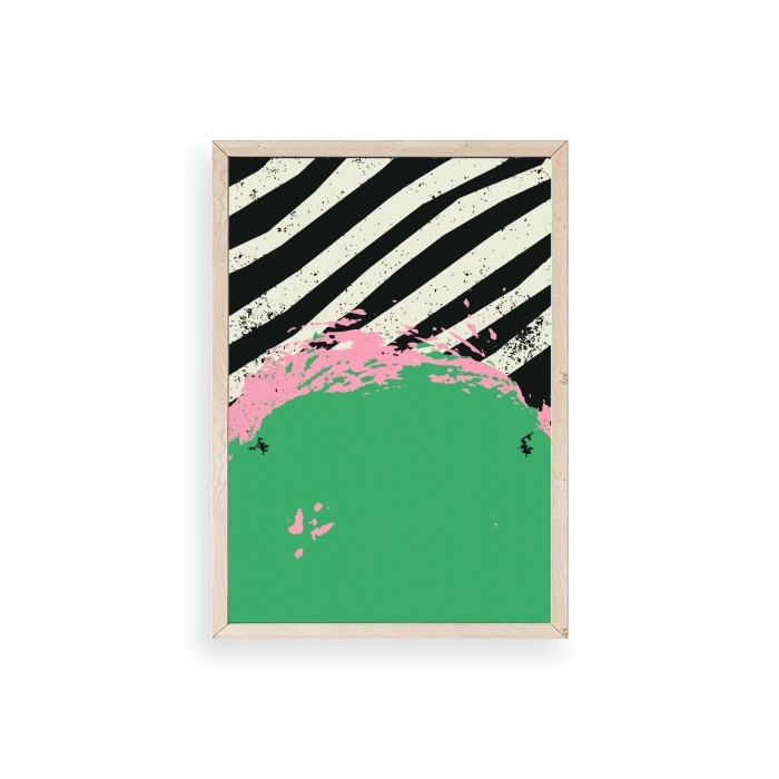 Modern Ahşap Çerçeveli Tablo 23 x 30