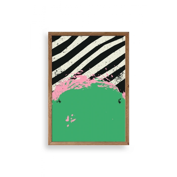 Modern Ahşap Çerçeveli Tablo 23 x 30