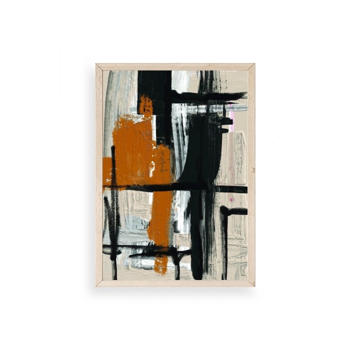 Modern Ahşap Çerçeveli Tablo 23 x 30