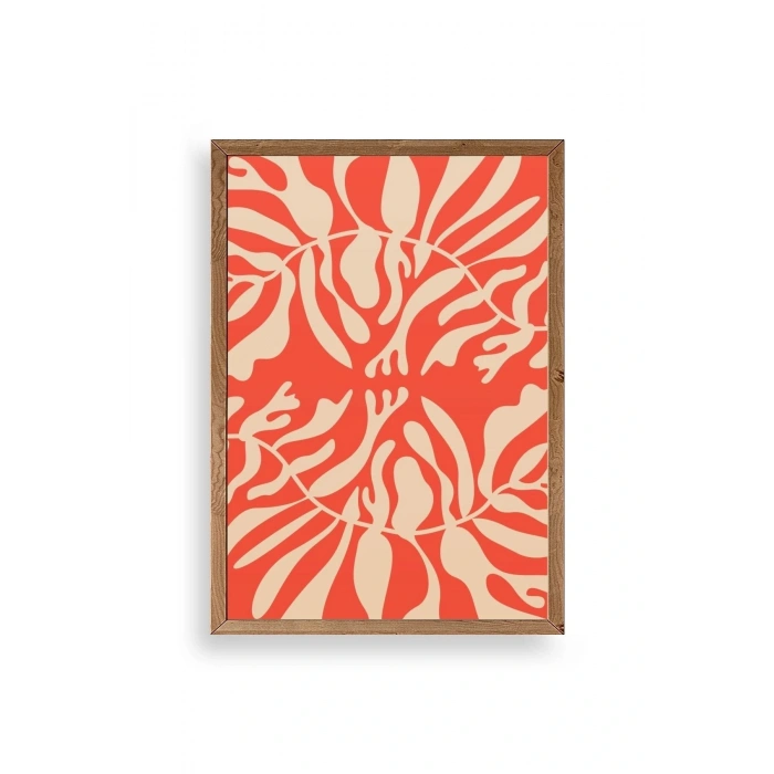 Modern Ahşap Çerçeveli Tablo 23 x 30