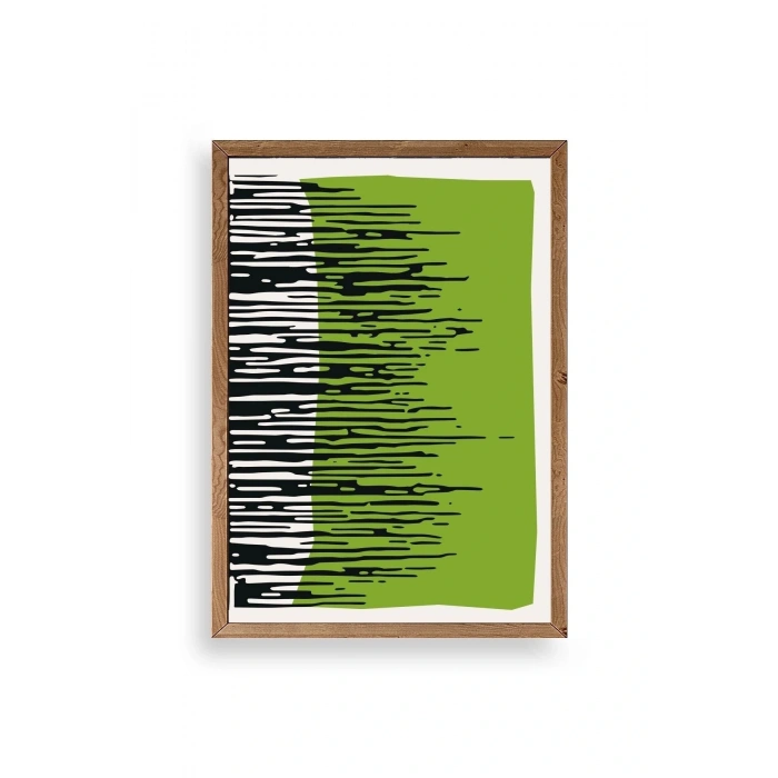 Modern Ahşap Çerçeveli Tablo 23 x 30