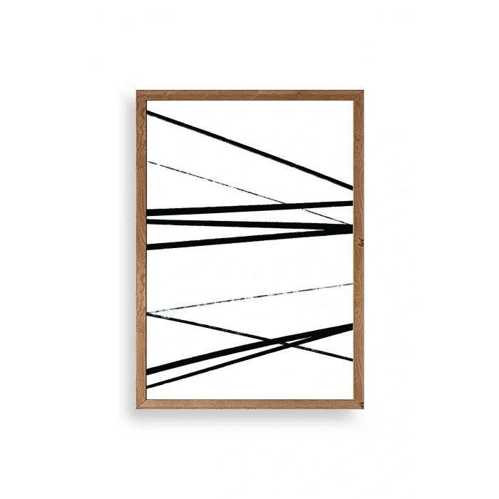 Modern Ahşap Çerçeveli Tablo 23 x 30