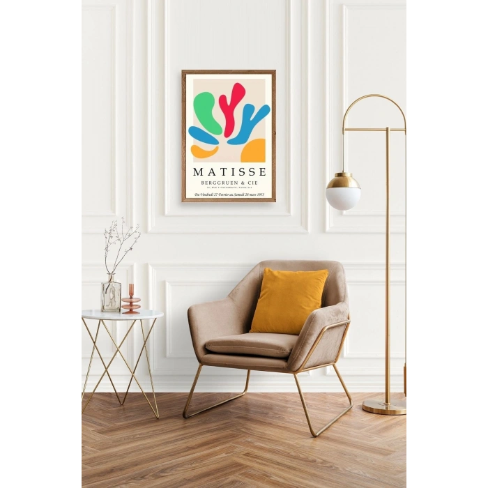 Modern Ahşap Çerçeveli Tablo 23 x 30