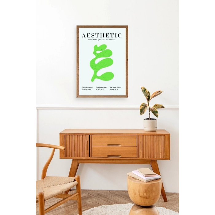 Modern Ahşap Çerçeveli Tablo 23 x 30