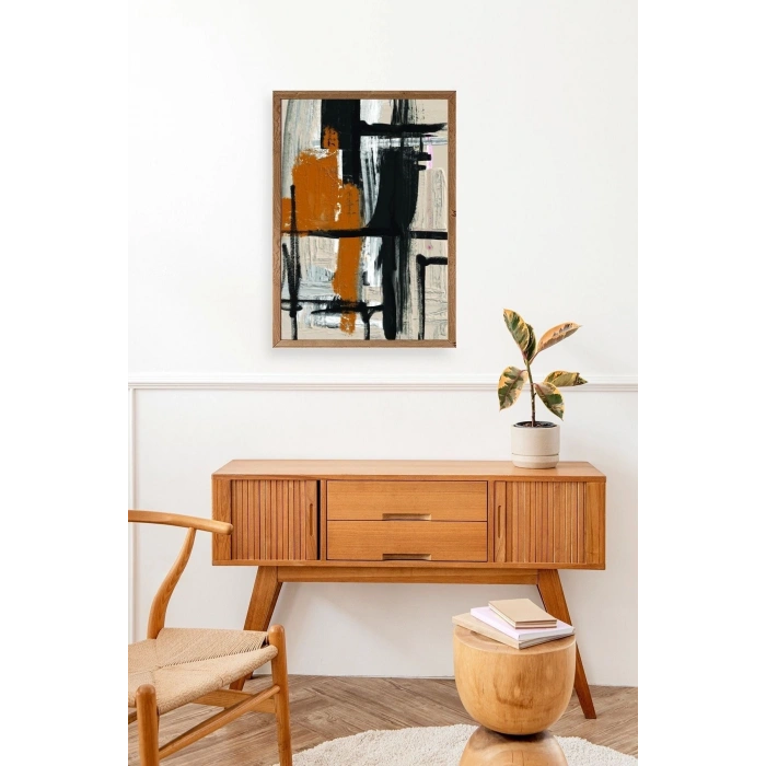 Modern Ahşap Çerçeveli Tablo 23 x 30