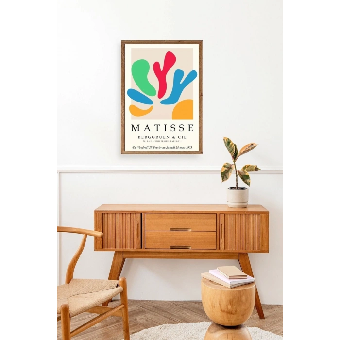 Modern Ahşap Çerçeveli Tablo 23 x 30