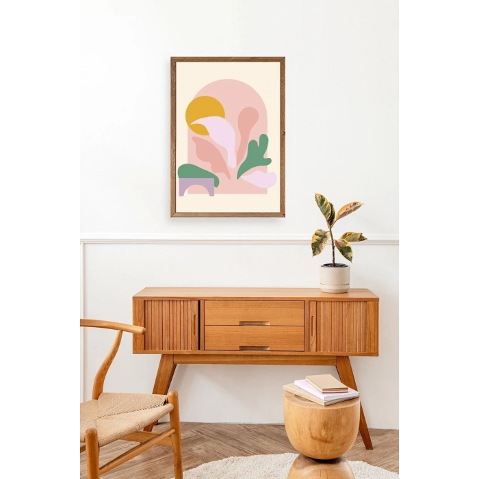 Modern Ahşap Çerçeveli Tablo 23 x 30