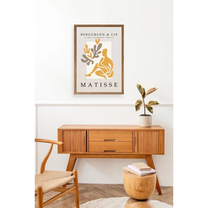 Modern Ahşap Çerçeveli Tablo 23 x 30