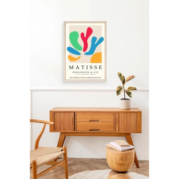 Modern Ahşap Çerçeveli Tablo 23 x 30