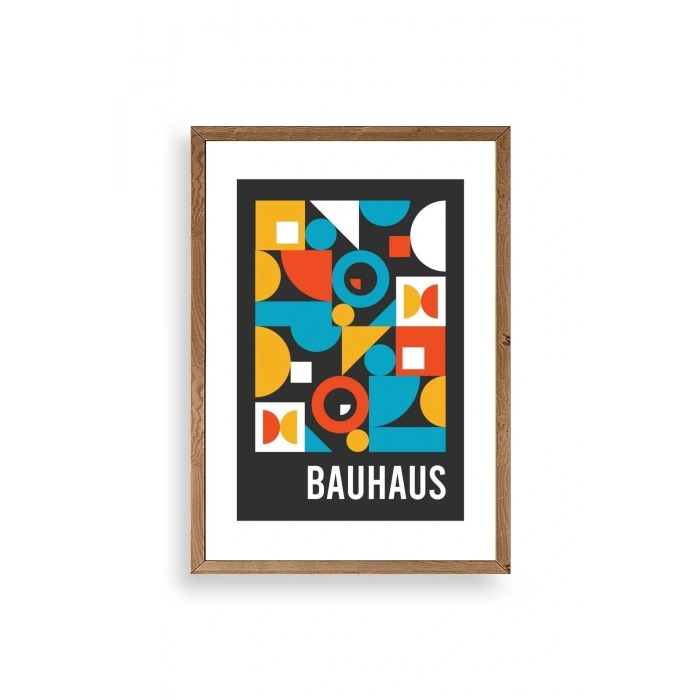 Modern Ahşap Çerçeveli Tablo 30 x 42