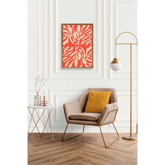 Modern Ahşap Çerçeveli Tablo 30 x 42