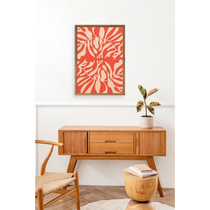 Modern Ahşap Çerçeveli Tablo 30 x 42
