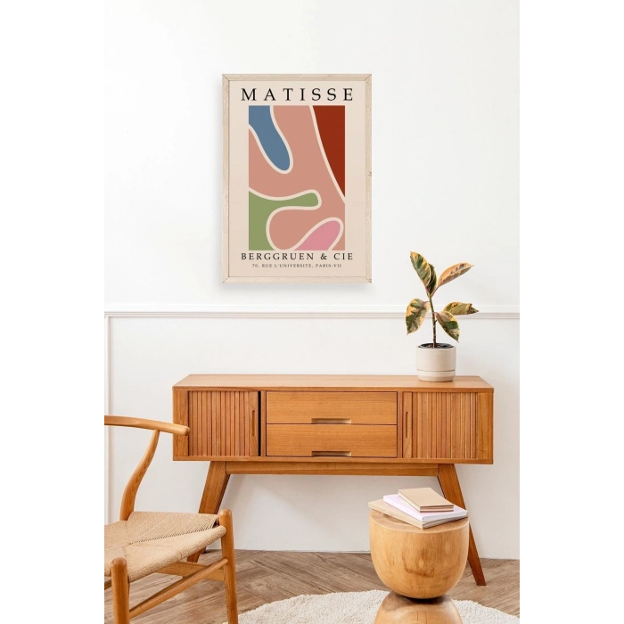 Modern Ahşap Çerçeveli Tablo 30 x 42