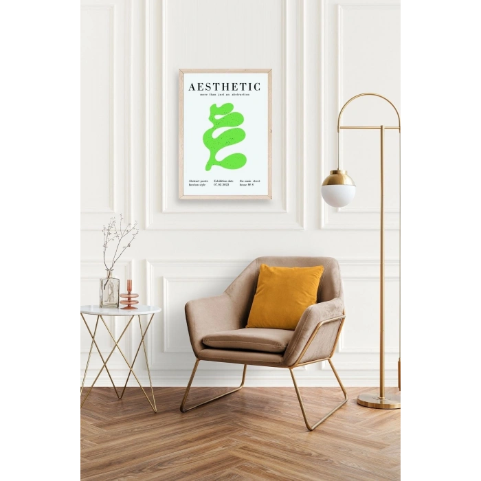 Modern Ahşap Çerçeveli Tablo 30 x 42