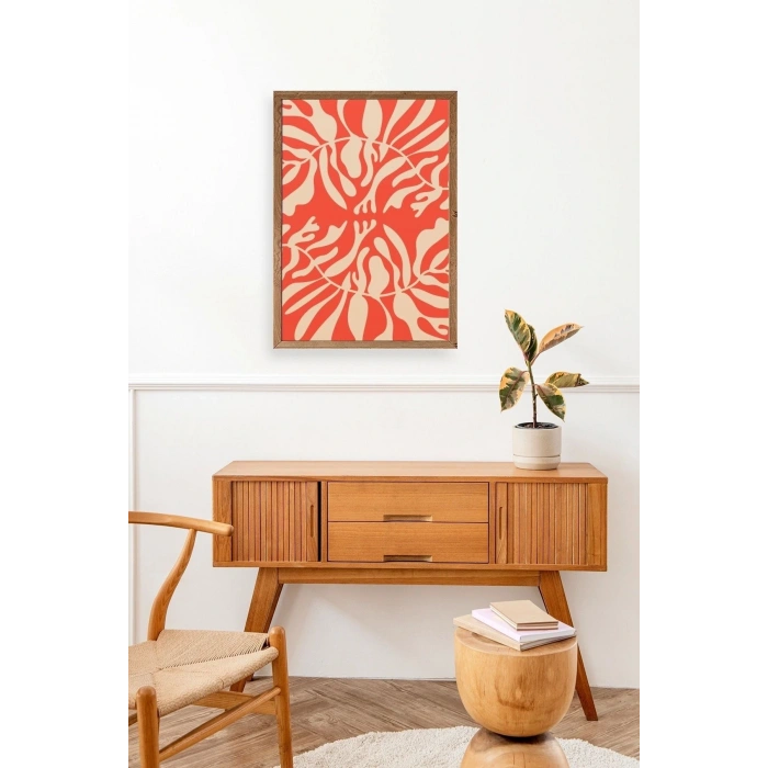 Modern Ahşap Çerçeveli Tablo 30 x 42