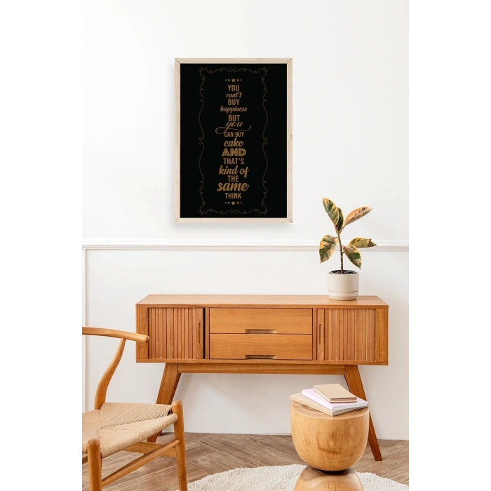 Modern Ahşap Çerçeveli Tablo 30 x 42