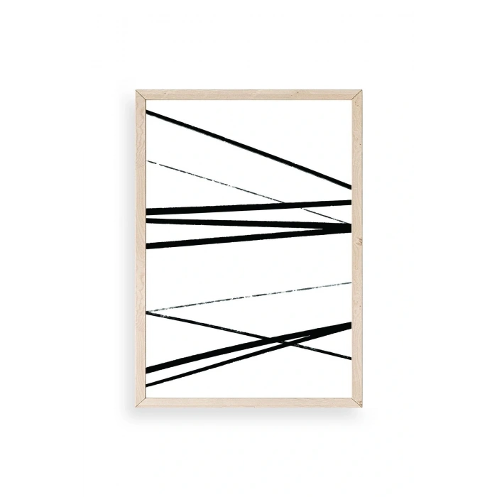 Modern Ahşap Çerçeveli Tablo 50 x 70