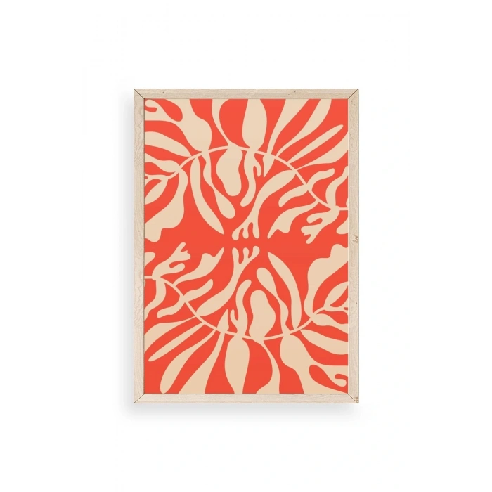 Modern Ahşap Çerçeveli Tablo 50 x 70