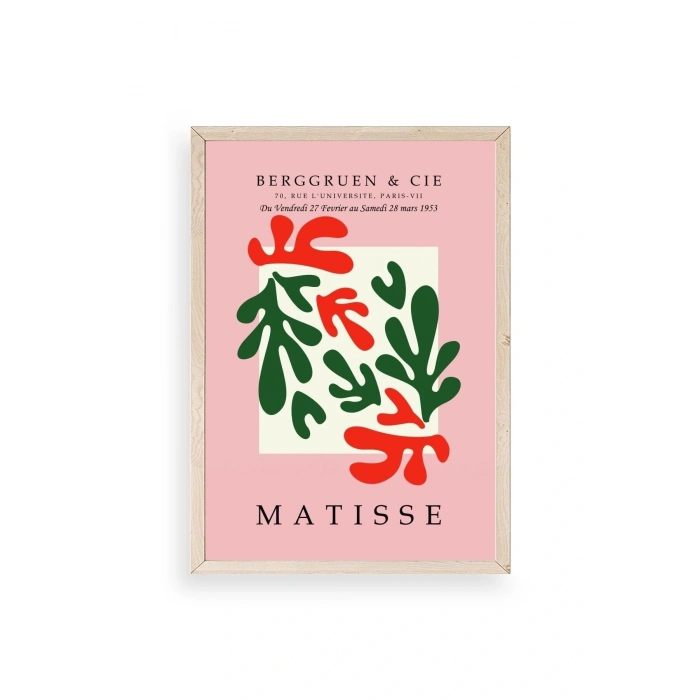 Modern Ahşap Çerçeveli Tablo 50 x 70