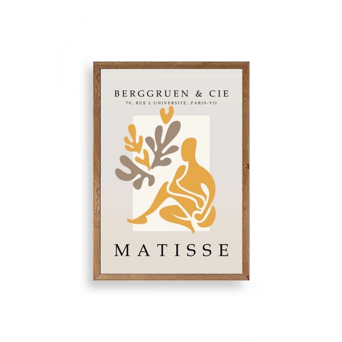 Modern Ahşap Çerçeveli Tablo 50 x 70