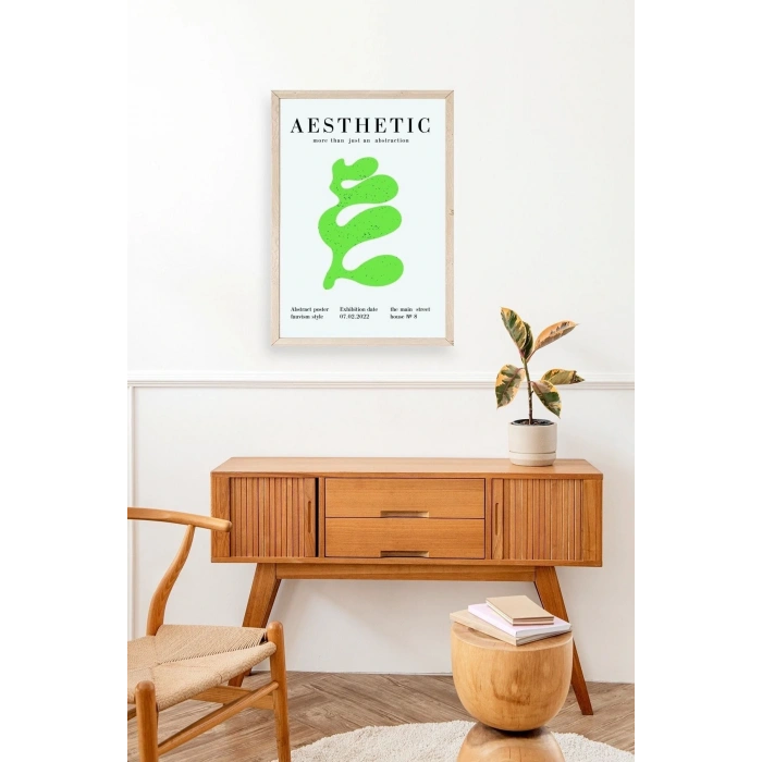 Modern Ahşap Çerçeveli Tablo 50 x 70