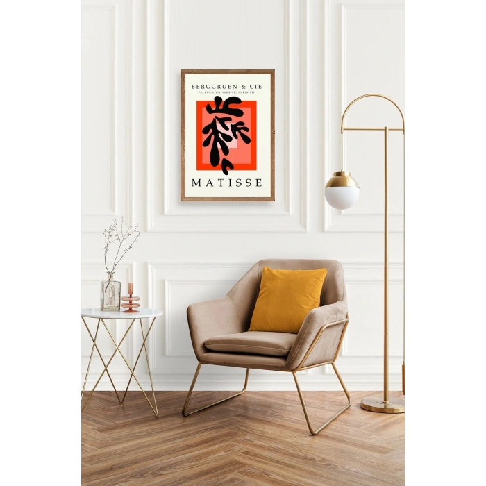 Modern Ahşap Çerçeveli Tablo 50 x 70