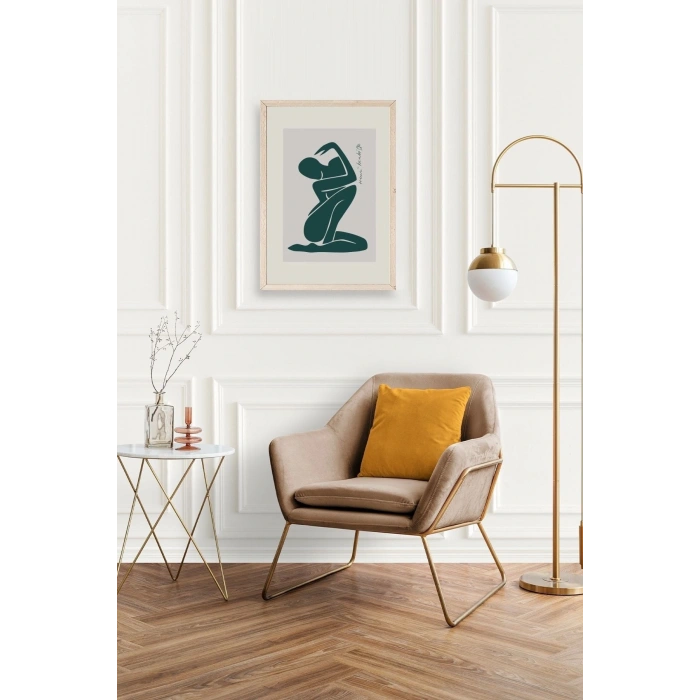 Modern Ahşap Çerçeveli Tablo 50 x 70