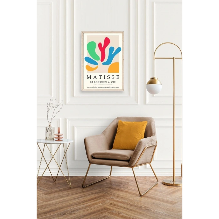 Modern Ahşap Çerçeveli Tablo 50 x 70