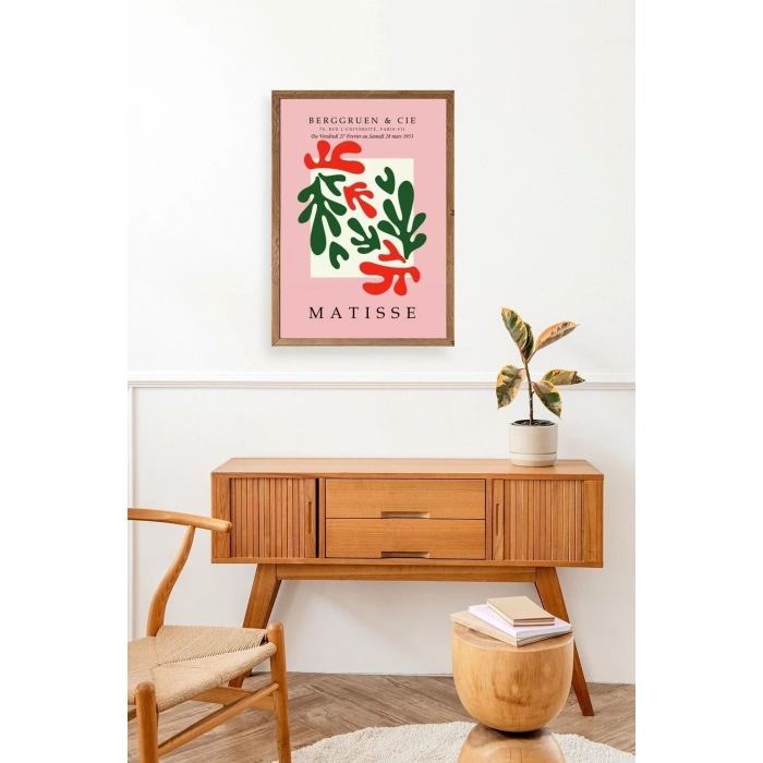 Modern Ahşap Çerçeveli Tablo 50 x 70