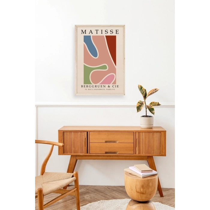 Modern Ahşap Çerçeveli Tablo 50 x 70