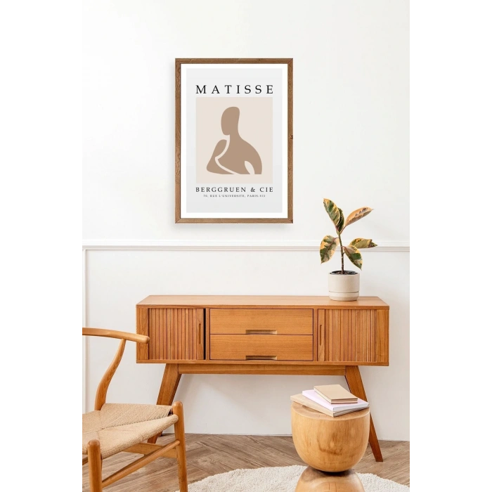 Modern Ahşap Çerçeveli Tablo 50 x 70