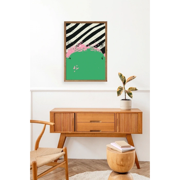 Modern Ahşap Çerçeveli Tablo 50 x 70