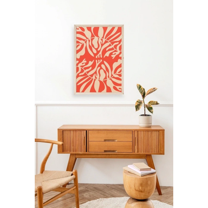 Modern Ahşap Çerçeveli Tablo 50 x 70