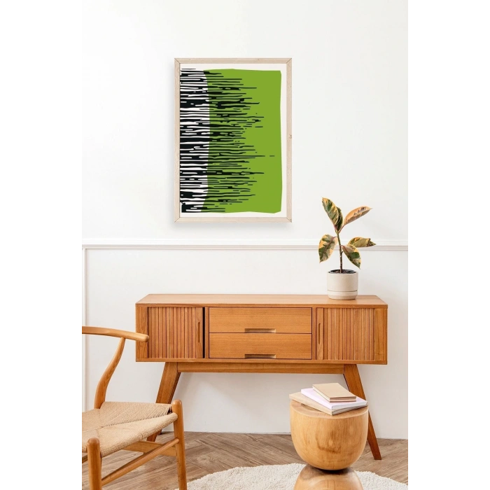 Modern Ahşap Çerçeveli Tablo 50 x 70