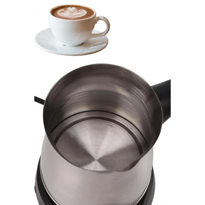 Modern Tasarımlı Elektrikli Cezve 300 Ml Kapasite
