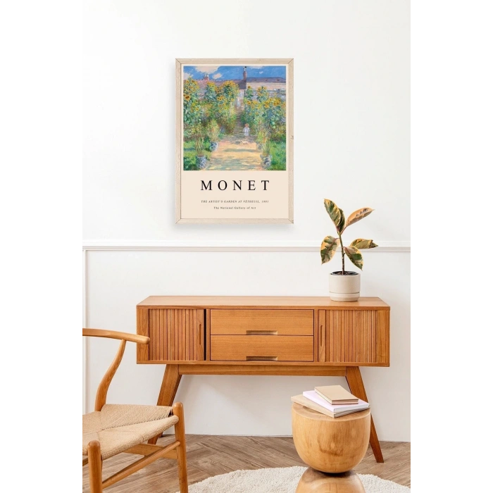 Monet Ahşap Çerçeveli Tablo 23 x 30