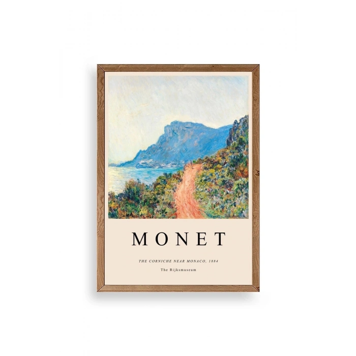 Monet Ahşap Çerçeveli Tablo 30 x 42