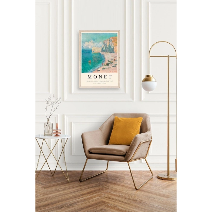 Monet Ahşap Çerçeveli Tablo 30 x 42