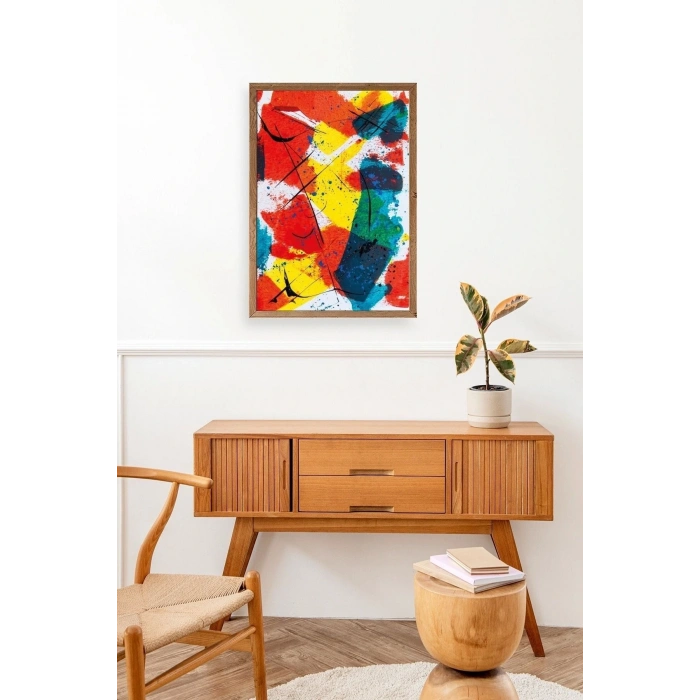 Mordern Ahşap Çerçeveli Tablo 17 x 23