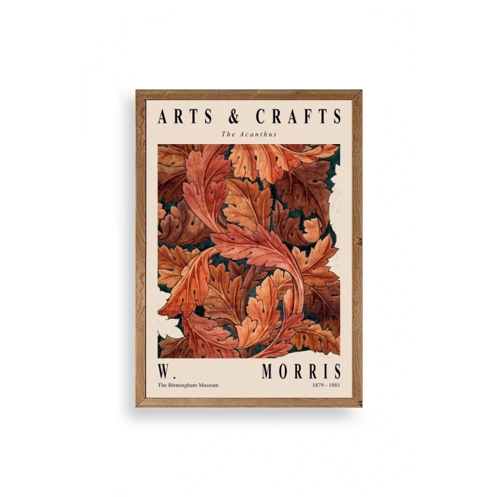 Morris Ahşap Çerçeveli Tablo 17 x 23