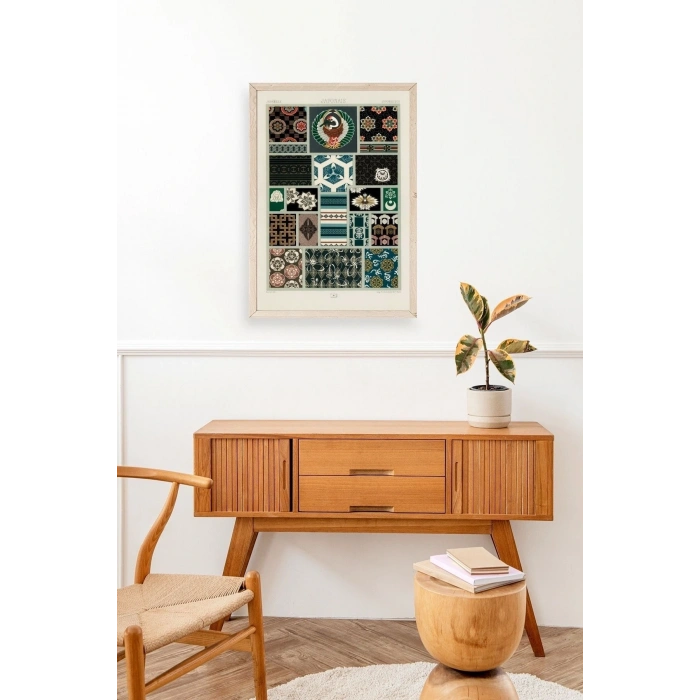 Motif Ahşap Çerçeveli Tablo 17 x 23