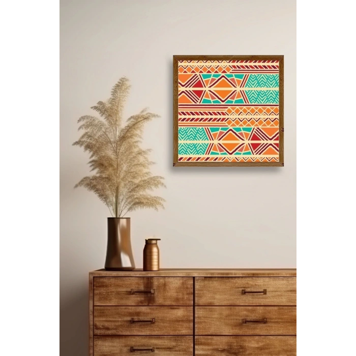Motif Ahşap Çerçeveli Tablo 23 x 23
