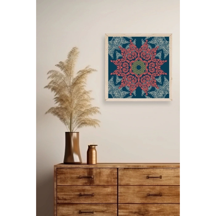 Motif Ahşap Çerçeveli Tablo 23 x 23