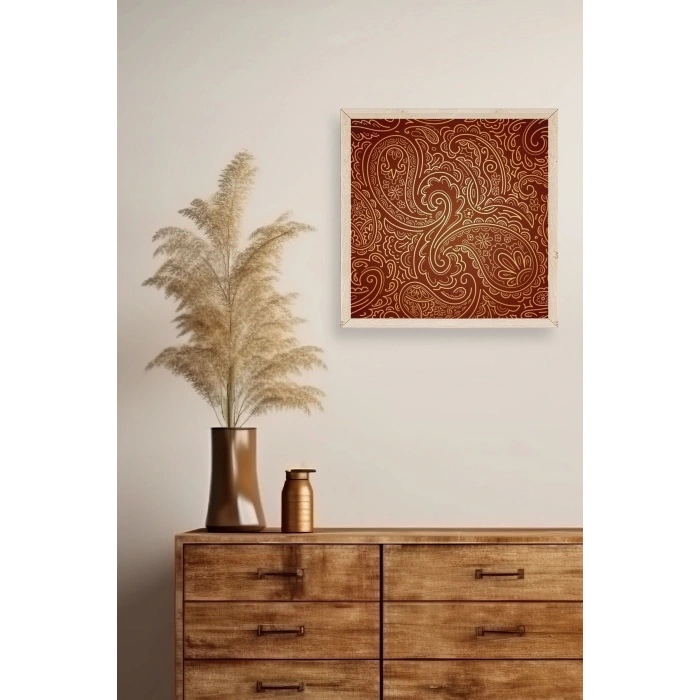 Motif Ahşap Çerçeveli Tablo 23 x 23