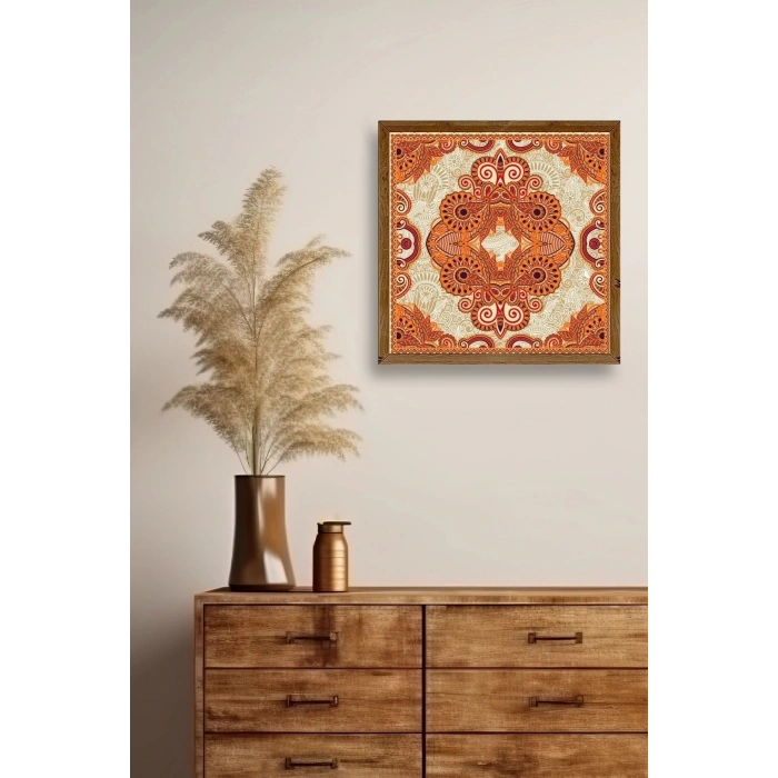 Motif Ahşap Çerçeveli Tablo 23 x 23