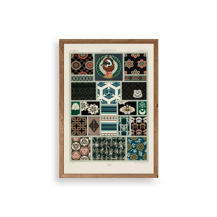 Motif Ahşap Çerçeveli Tablo 23 x 30