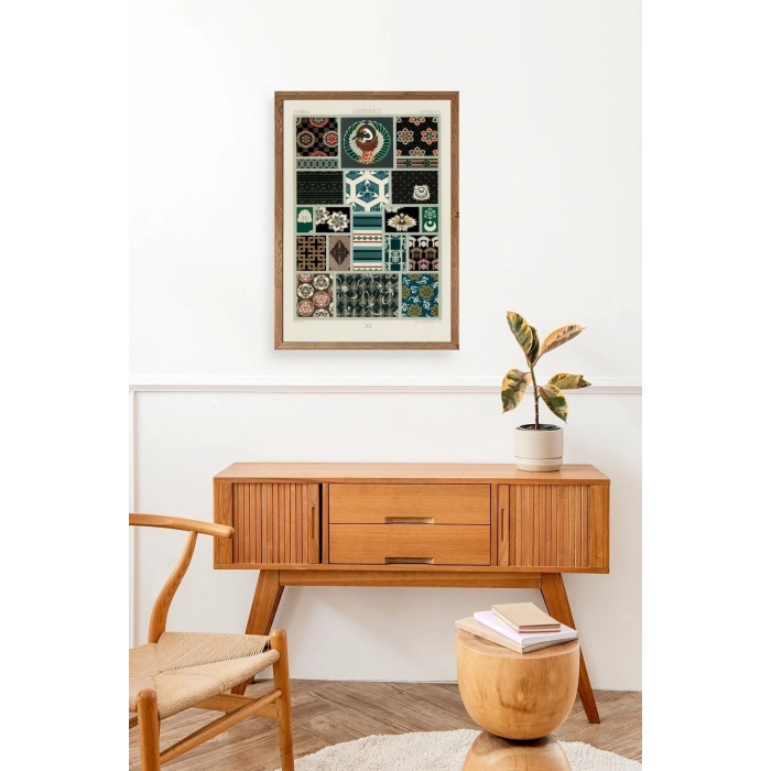 Motif Ahşap Çerçeveli Tablo 23 x 30